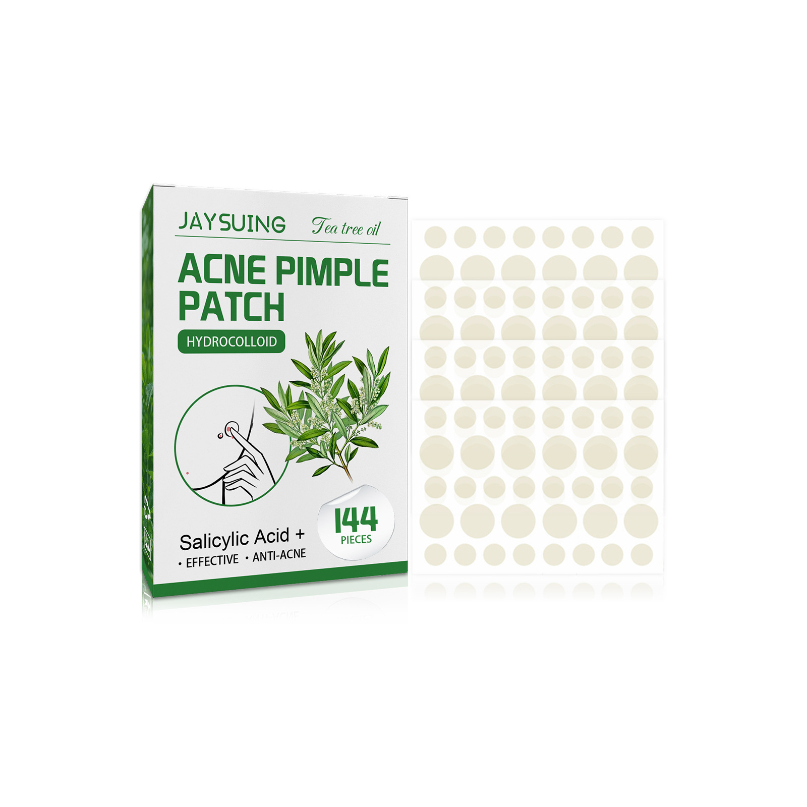 Face Oil - Plastry hydrokoloidowe na trądzik - pochłaniają